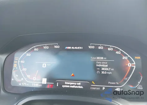 2021 BMW M440I xDrive from USA, damaged, VIN WBA13AR03MCF54075